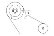 Skrivare tillbehör - Zebra KIT MAIN DRIVE BELT 220XI4 CPNT - P1006068