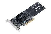 Hårddisk, tillbehör - Synology M2D18 - storage bay adapter - M.2 Card - PCIe 2.0 x8 - M2D18