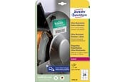 Papper, Fotopapper & Etiketter - Avery Ultrabeständiga utomhusetiketter, 63,5 x 33,9 mm, 240 Etiketter, Vit - L7912-10