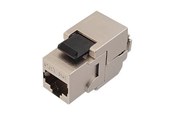 Nätverks tillbehör - Solarix SXKJ-5E-STP-BK-SA - modular insert - SXKJ-5E-STP-BK-SA