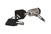 Systemtillbehör - StarTech.com Keyed Cable Lock - Push-to-Lock Button - 2 m / 6.5' Cable - security cable lock - LTLOCKKEY