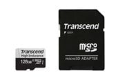 Flashram & USB Flash Drives - Transcend 350V High Endurance MicroSD/SD - 100MB/s - 128GB - TS128GUSD350V