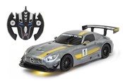Fjärrstyrt - Jamara Mercedes AMG GT3 1:14 transformable 2.4GHz grey - 410028
