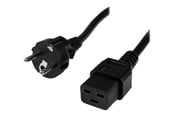 Strömkabel (extern) - StarTech.com Power Cord Schuko CEE7 to IEC 320 C19 - power cable - 2 m - PXTEUC192M