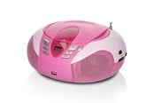 CD-spelare - Lenco SCD-37 USB - Portable FM Radio CD and USB player - Pink - SCD37USBR