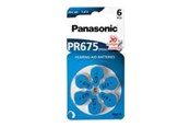 Battery - Panasonic PR675 - battery 6 x PR44 Zinc Air - PR-675/6LB