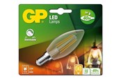 Glödlampor - GP LED-glödlampa Candle Filament 5W/827 (40W) Clear Dimmable E14 - 078166-LDCE1