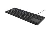 Tangentbord - Deltaco rubberized keyboard with touchpad IP68 1 - Tangentbord - Nordisk - Svart - ST-IKB888