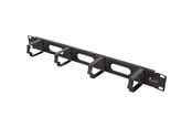 Nätverks tillbehör - Deltaco 19" 1U Metal Cable Management with brush - SP-3650-1U