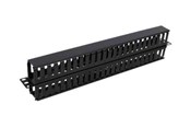 Nätverks tillbehör - Deltaco 19" 1U Plastic Cable Management Bar - SP-3663-1U