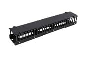 Nätverks tillbehör - Deltaco 19" cable management metal/plastic finge - SP-3648-2U