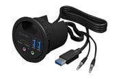 USB Hub - RaidSonic ICY BOX IB-HUB1403B USB Hub - 4 porte - Svart - IB-HUB1403B