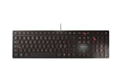 Tangentbord - Cherry KC 6000 SLIM - Tangentbord - Nordisk - Svart - JK-1600PN-2