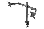 Monitorfäste - Deltaco Dual Monitor Desk Mount for 13"-32" screens - Svart - GAM-040
