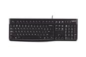 Tangentbord - Logitech K120 Corded Keyboard - US - Tangentbord - Engelska (US) - Svart - 920-002508
