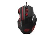 Mus - Esperanza MX201 WOLF - mouse - USB - red - Mouse - Optic - 7 knappar - Röd - EGM201R