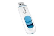USB-minne - A-Data Classic Series C008 Capless - Vit - 32GB - USB-minne - AC008-32G-RWE