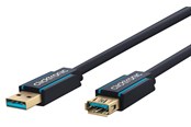 USB-kabel - ClickTronic USB 3.0 Extension. 3m - High Speed - 4040849701207
