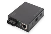 Repeatrar, förstärkare, broar och transceivers - DIGITUS Ethernet PoE+ Media Converter - DN-82150