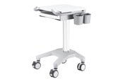 Monitorfäste - Neomounts Medical Mobile Stand for Laptop keyboard & mouse Height Adjustable - White - cart - MED-M200