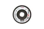Vinkelslip - Bosch X-LOCK lamellslipskivor, vinklad version, fiberplatta, Ø 115 mm, G 40, X571, Best for Metal, 1 st D = 115 mm, G = 40, vinklad - 2608619197