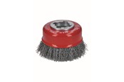 Vinkelslip - Bosch X-LOCK ståltrådsborste, vågformad tråd 75 stål 75 mm, 0,3 mm, X-LOCK - 2608620725