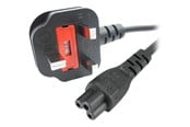Strömkabel (extern) - StarTech.com Cord 3 Slot for UK BS1363 to C5 Clover Leaf - power cable - 2 m - PXTNB3SUK2M