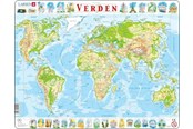 Pusselspel - Larsen Puzzles The World Physical - LA-K4DK