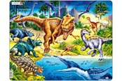 Pusselspel - Larsen Puzzles Dinosaurs from the Cretaceous period. - LA-NB3