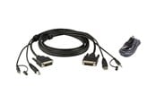 KVM cable - ATEN CABLE KIT DVI-Dd/USB/SP L:1.8M - 2L-7D02UDX2