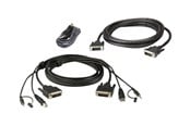 KVM cable - ATEN CABLE KIT DUAL DVI-Dd/USB/SP L:1.8M - 2L-7D02UDX3