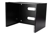 Rack chassis - StarTech.com Wall-Mount Bracket for Shallow Rack-Mount Equipment - Solid Steel - 8U cabinet - 8U - WALLMOUNT8