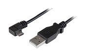 USB-kabel - StarTech.com Micro-USB Charge-and-Sync Cable M/M - Right-Angle Micro-USB - USB cable - 50 cm - USBAUB50CMRA