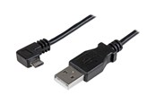 USB-kabel - StarTech.com Right Angle Micro-USB Charge & Sync Cable M/M 28/24AWG - USB cable - 1 m - USBAUB1MRA