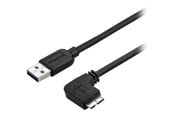 USB-kabel - StarTech.com Slim Right-Angle Micro USB 3.0 Cable M/M - USB 3.1 Gen 1 - USB cable - 50 cm - USB3AU50CMRS