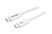 FireWire-kabel - StarTech.com Thunderbolt 3 (20Gbps) USB C Cable - White - 2m - TBLT3MM2MW