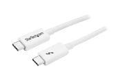 FireWire-kabel - StarTech.com Thunderbolt 3 (20Gbps) USB C Cable - White - 1m - TBLT3MM1MW