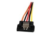 Strömkabel (intern) - StarTech.com Latching SATA Power Y Splitter Cable Adapter - M/F - power splitter - 15.24 cm - PYO2LSATA