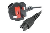 Strömkabel (intern) - StarTech.com UK Laptop Power Cord 3 Slot for UK BS1363 to C5 Clover Leaf - power cable - 1 m - PXTNB3SUK1M