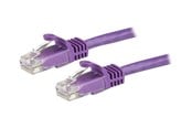 Nätverkskabel - StarTech.com Purple Cat6 / Cat 6 Snagless Ethernet Patch Cable 3 m - network cable - 3 m - purple - Lila - 3m - N6PATC3MPL