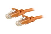Nätverkskabel - StarTech.com Gigabit Snagless RJ45 UTP Cat6 Patch Cable Cord - patch cable - 3 m - orange - Orange - 3m - N6PATC3MOR