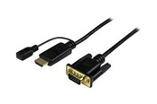 Displaykabel - StarTech.com HDMI to VGA active converter cable HDMI to VGA adapter - video converter - 0.9m - HD2VGAMM3