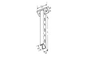 Brickor, busskärror och fästen - Legrand P41s500hdg strut pendant 500 hdg - 595103