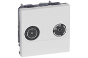 Switch-enheter - Legrand 9.52 med f tv/rd skt (ech01) - 78783