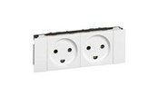 Switch-enheter - Legrand Socket danish standart 2p+e double - 77518