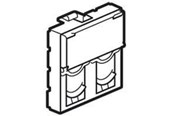 Sockel & lådor - Legrand Dble keystone adapt. rj45 2m - 78610