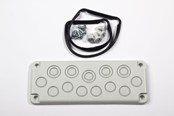 Switchboxar och skåp - FIBOX Flange set mb 10889-pm size 2 8xm20+5xm16/26 - 2550404