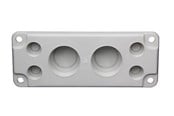 Switchboxar och skåp - FIBOX Mb10019-pm / oezxc 2 cable gland plate set complete. - 2550063