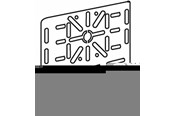 Brickor, busskärror och fästen - Wibe Junction box plate w24 pre-galvanized - 717995