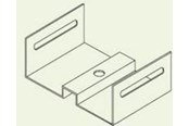 Brickor, busskärror och fästen - Wibe Inside channel bracket u - 300mm fzs - CSU08143009